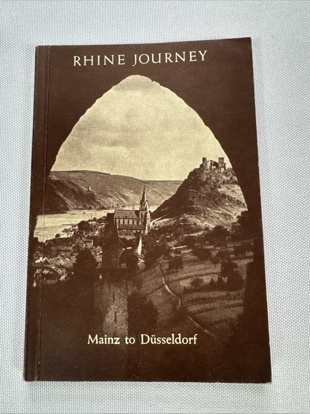 Vintage 1953 Rhine Journey Mainz to Dusseldorf Germany Travel Book